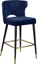 Kelly Velvet Stool - Furniture Depot