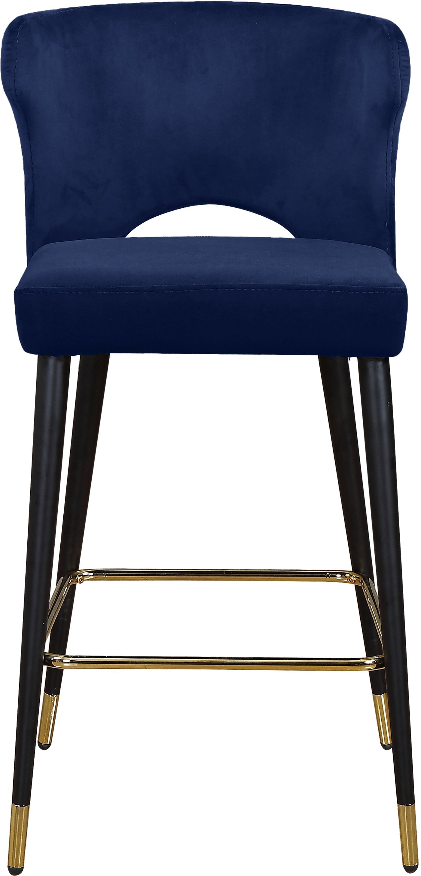 Kelly Velvet Stool - Furniture Depot