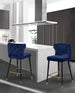 Kelly Velvet Stool - Furniture Depot