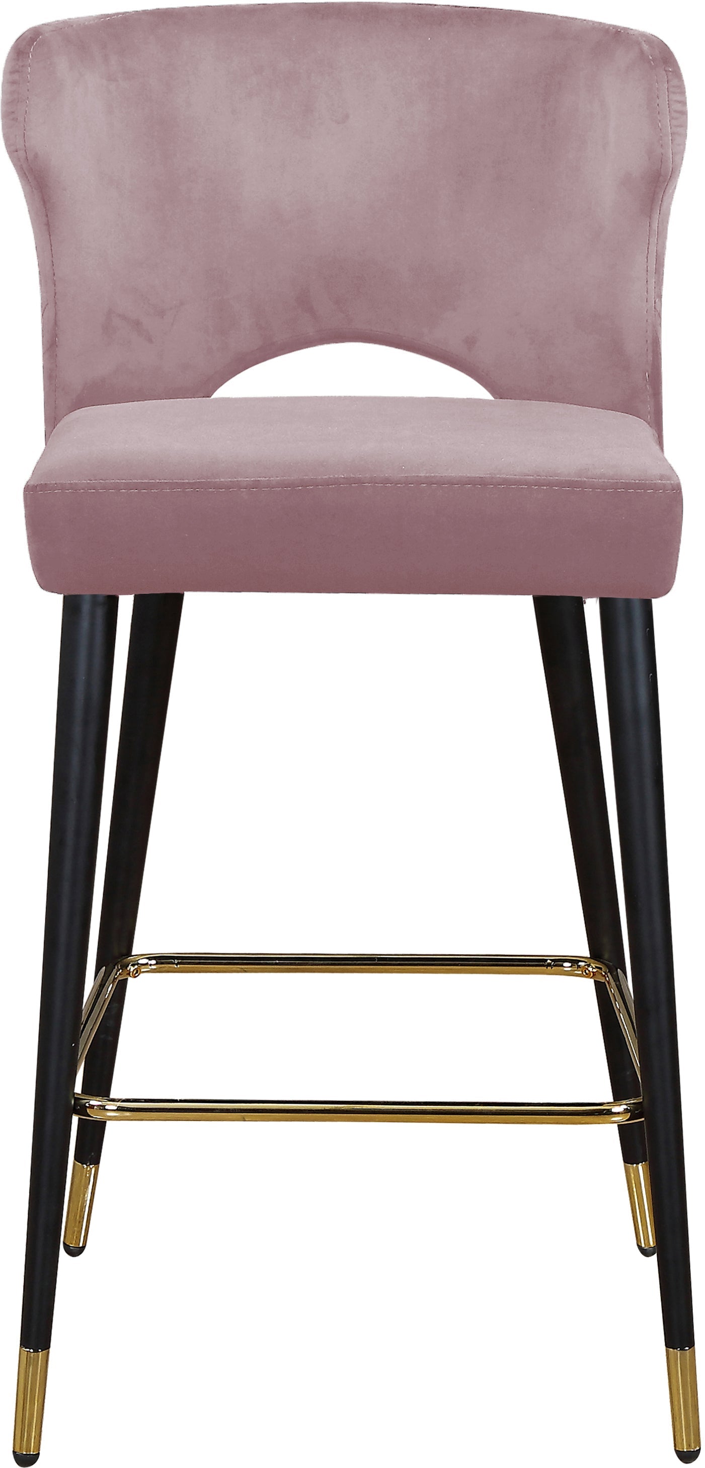 Kelly Velvet Stool - Furniture Depot