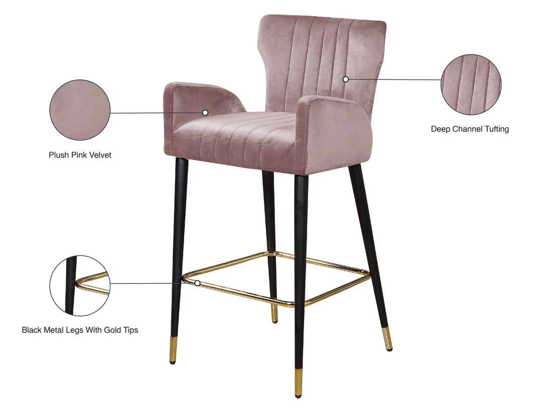 Luxe Velvet Stool - Furniture Depot