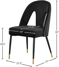 Load image into Gallery viewer, Akoya Velvet Dining Chair - Furniture Depot