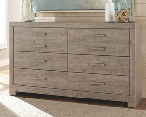 Culverbach Gray 4 Pc. Dresser, Mirror, Panel Bed - Full