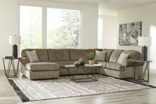 Load image into Gallery viewer, Hoylake Chocolate Left Arm Facing Chaise 3 Pc Sectional