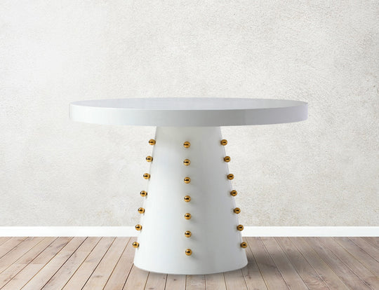 Scarpa White Dining Table - Sterling House Interiors (7679017222392)