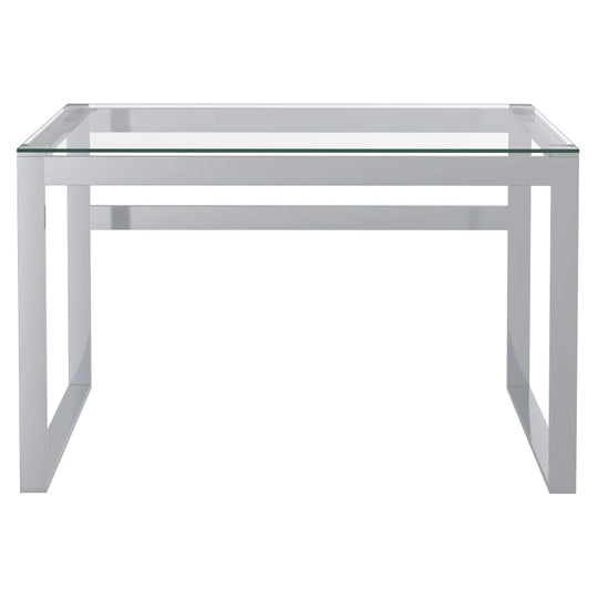 Zevon Desk in Silver - Furniture Depot