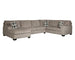 Ballinasloe 3 Piece LAF Chaise Sectional Platinum - Furniture Depot