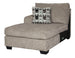 Ballinasloe 3 Piece LAF Chaise Sectional Platinum - Furniture Depot