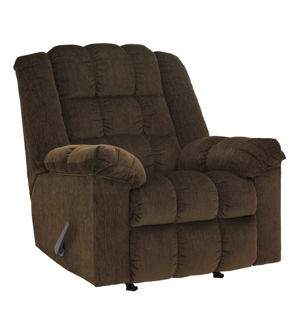 Ludden Rocker Recliner Chair - Cocoa - Furniture Depot (6218590322861)