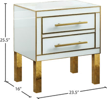 Load image into Gallery viewer, Gigi White Side Table - Furniture Depot