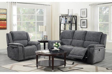 Load image into Gallery viewer, Washington Power Recliner Collection - Grey Fabric - Furniture Depot