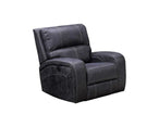 Perth Power Reclining Chair Stone Grey Blue - Furniture Depot