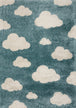 Kalora Kids Blue Cream Clouds Rug - Furniture Depot