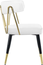 Load image into Gallery viewer, Rheingold White Faux Leather Dining Chair - Furniture Depot (7679018500344)