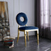 Carousel Velvet Dining Chair - Furniture Depot