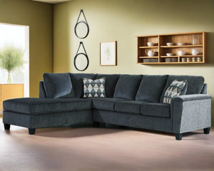 Abinger Left Arm Facing Chaise 2 Pc Sectional - Smoke