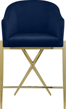 Load image into Gallery viewer, Xavier Velvet Counter Stool - Furniture Depot