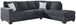 Altari 2 Piece RHF Sectional Slate - Furniture Depot