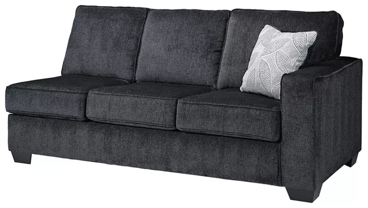 Altari Sectional - Full Sleeper with LHF Chaise Slate - Furniture Depot