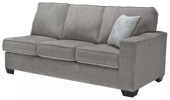 Altari Sectional - Full Sleeper with LHF Chaise Alloy - Furniture Depot