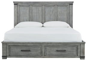 Russelyn Gray Storage Bed