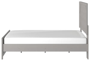 Cottenburg Light Gray / White 4 Pc. Dresser, Mirror, Panel Bed - Full