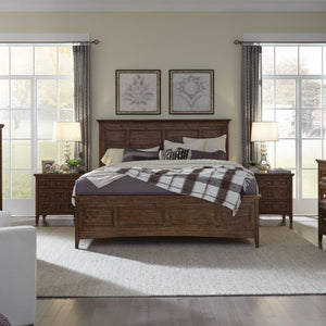 Bay Creek Complete California King Panel Bed With Regular Rails