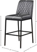Bryce Faux Leather Stool - Furniture Depot (7679019548920)