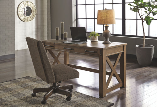 Aldwin Gray 2 Pc. Lift Top Desk, Swivel Desk Chair