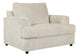 Soletren Chair and a Half - Stone - Furniture Depot