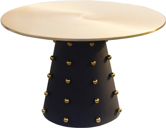 Raven Black / Gold Dining Table - Furniture Depot (7679020171512)