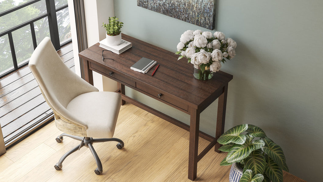 Camiburg Warm Brown 2 Pc. Desk, Swivel Desk Chair