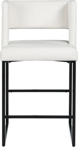 Caleb Faux Leather Counter Stool - Furniture Depot