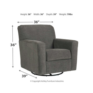 Alcona Swivel Accent Chair - Furniture Depot