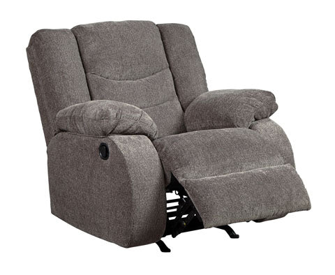 Tulen Rocker Reclining Chair - Gray - Furniture Depot