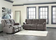 Load image into Gallery viewer, Tulen Reclining Loveseat - Gray - Furniture Depot