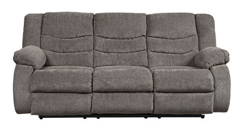 Tulen Reclining Sofa - Gray - Furniture Depot