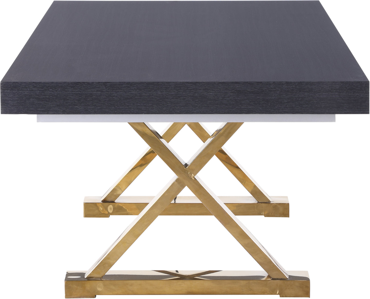 Excel Grey Oak Veneer Lacquer Extendable Dining Table (3 Boxes) - Furniture Depot (7679020925176)