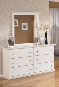 Bostwick Shoals White Dresser, Mirror