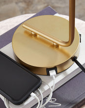 Load image into Gallery viewer, Covybend Metal Desk Lamp - Gold