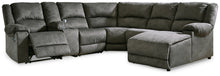 Load image into Gallery viewer, Benlocke Flannel Left Arm Facing Recliner 6 Pc Sectional