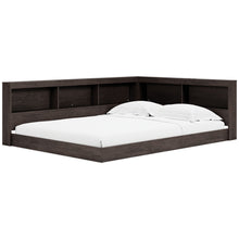 Load image into Gallery viewer, Piperton Black Bookcase Storage Bed