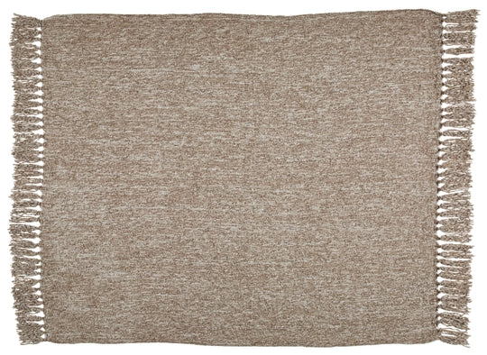 Tamish Throw (Set of 3) -Taupe - Furniture Depot (7790155825400)