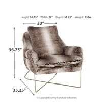 Load image into Gallery viewer, Wildau Accent Chair - Furniture Depot (3810691186741)