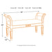 Realyn Accent Bench - Furniture Depot (3757307101237)