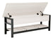 Rhyson Storage Bench - White - Furniture Depot (7761743413496)