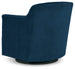 Bradney Swivel Accent Chair - Ink - Furniture Depot