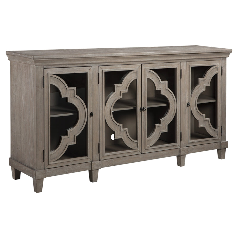 Fossil Ridge 4 Door Accent Cabinet - Furniture Depot