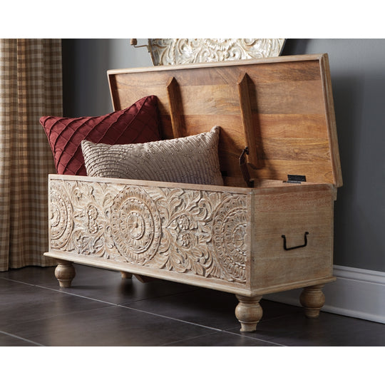 Fossil Ridge Storage Bench - Furniture Depot (3757318406197)