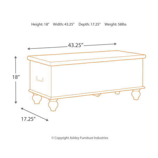 Fossil Ridge Storage Bench - Furniture Depot (3757318406197)